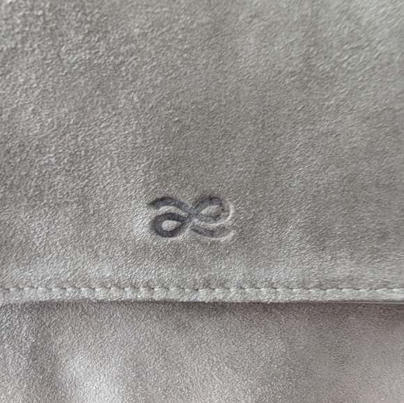 House Of Little Bunny Yumi Gray Suede Women's Bag - Picture 4 of 9